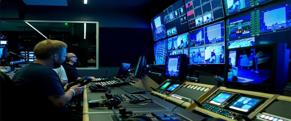 image showing broadcast studio