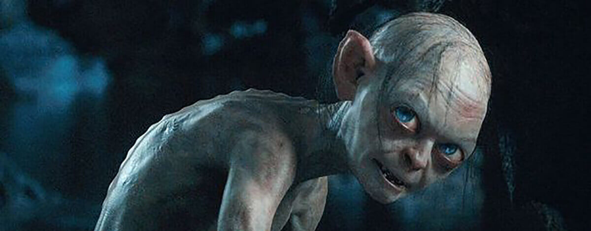 nasty gollum from lord of the rings