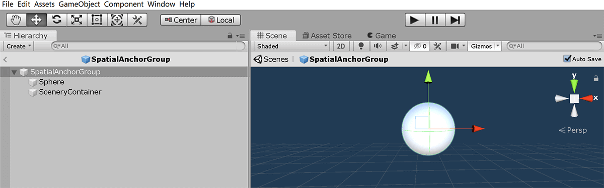 screenshot of spatialanchorgroup