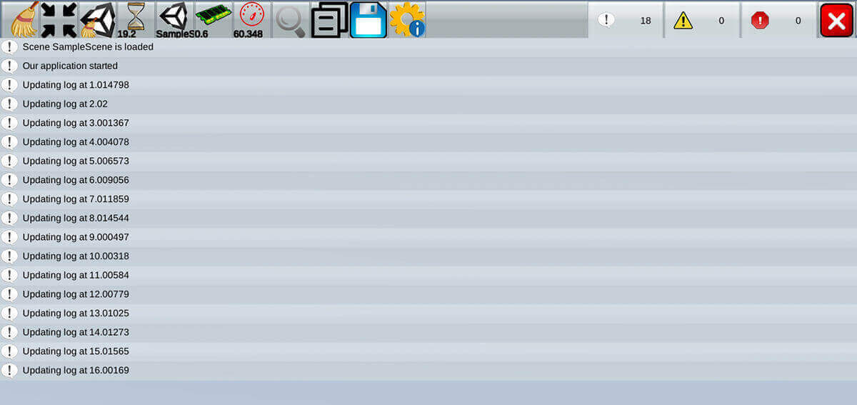 screenshot unity editor showing shortcut to editor log file