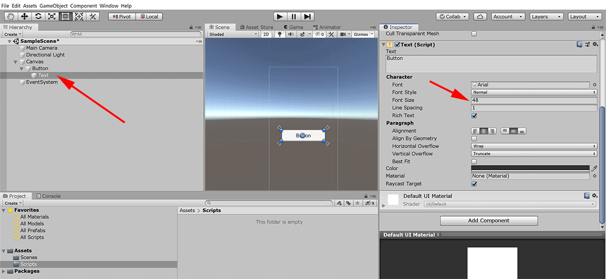 screenshot making button element larger
